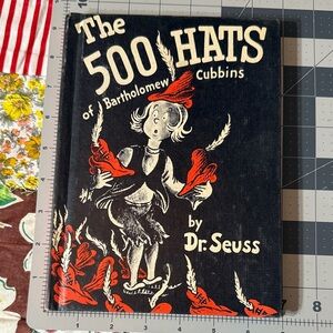Dr. Seuss – 500 Hats of Bartholomew Cubbins – Vintage Hardcover (Book Club Ed.)